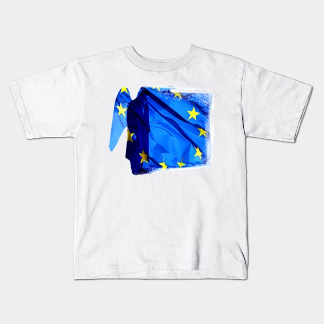 Der Himmel über Europe/ the sky over Europe Kids T-Shirt by Blacklinesw9